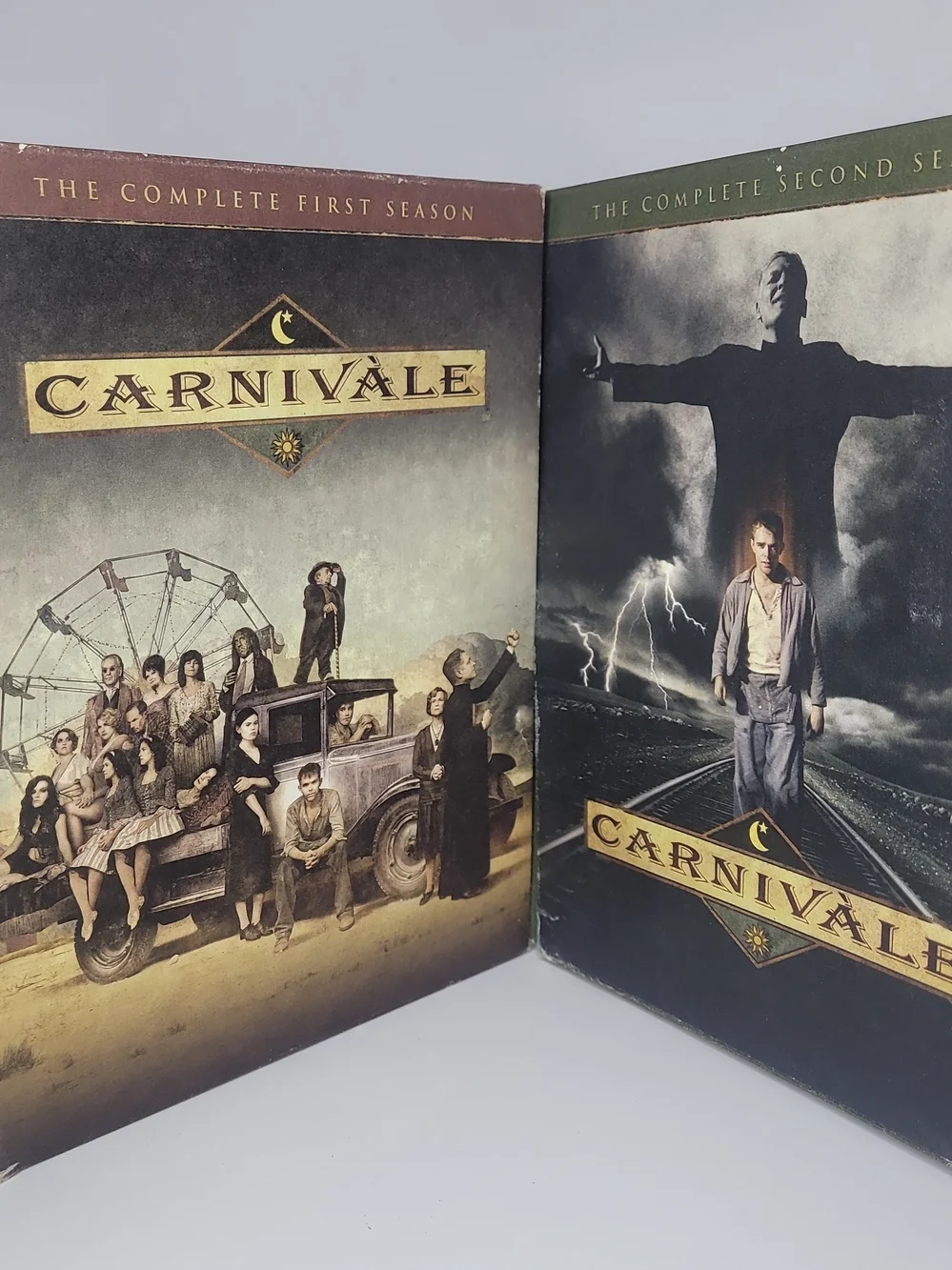CARNIVALE Complete First & Second Season DVD Box Set - Brown/Black
